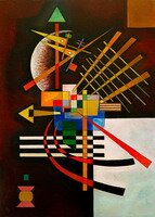 Wassily Kandinsky. Oben und links, 1925